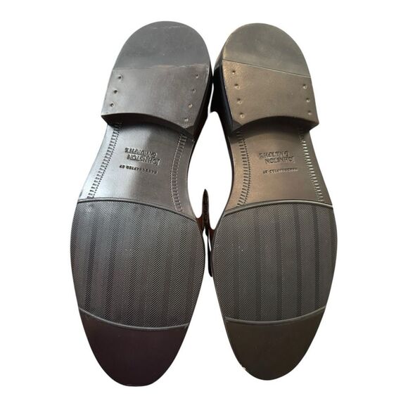 New Johnston & Murphy Housden Men\'s Mahogany Leather Slip-on Tassel Loafers 9.5 main image 7